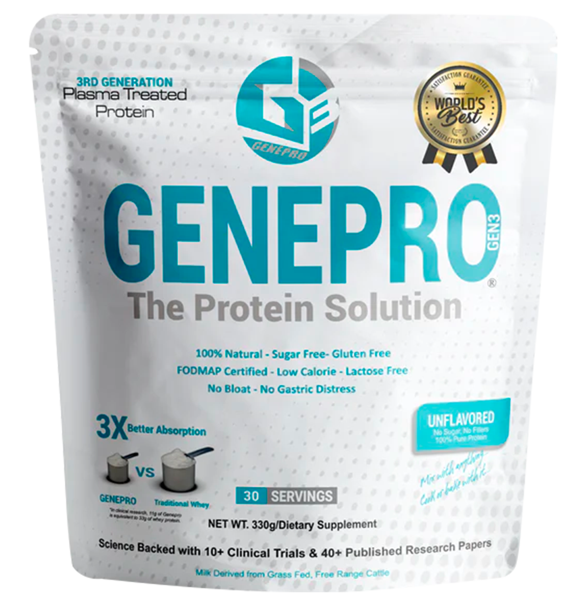 GENEPRO G3 100% FLAVORLESS PROTEIN (The Original but Better)